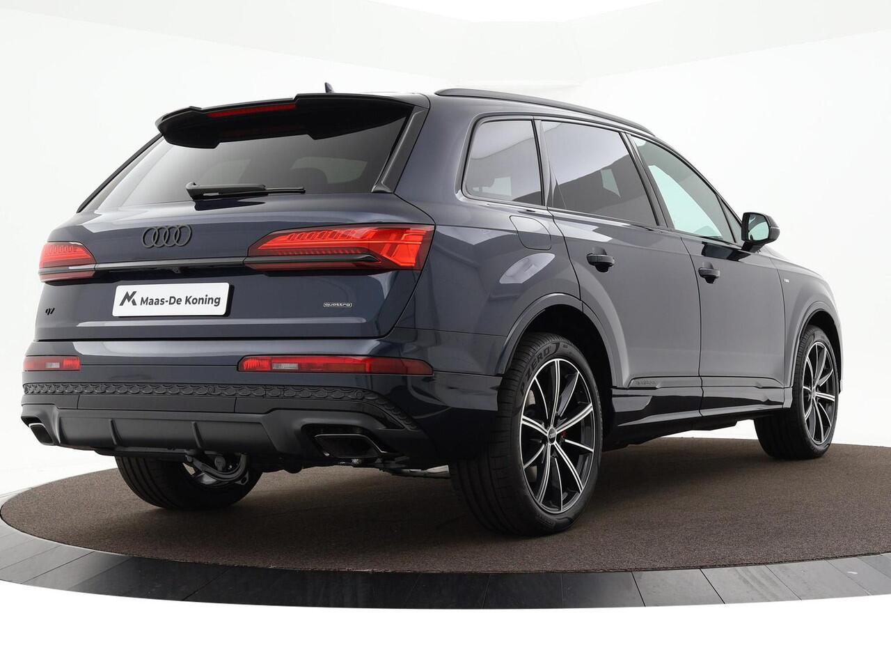 Audi Q7 55 TFSI e quattro Pro Line S 394 PK · B&O Premium 3D · Elek. wegklapb. trekhaak · Glazen panoramadak · Assist. pakket Tour