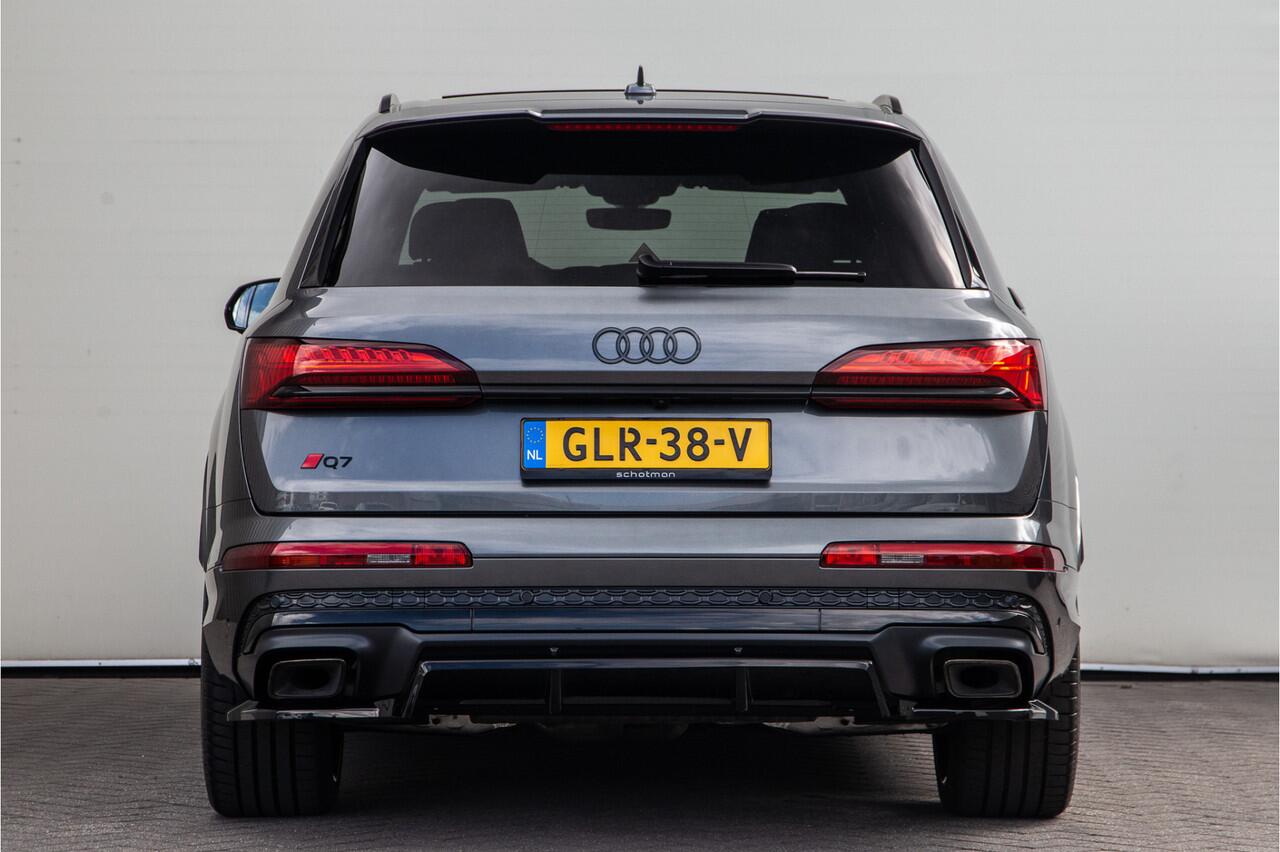 Audi Q7 60 TFSI e quattro Competition Facelift 4Wielsturing, Carbon, Pano, 490pk