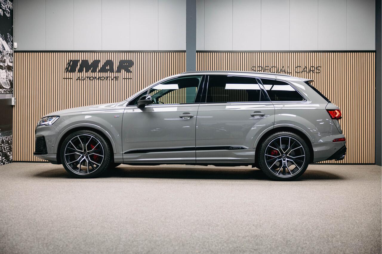 Audi Q7 55 TFSI quattro Pro Line S | Nardo | RS zetels | carbon inleg | Pano | B/O | Head-Up |
