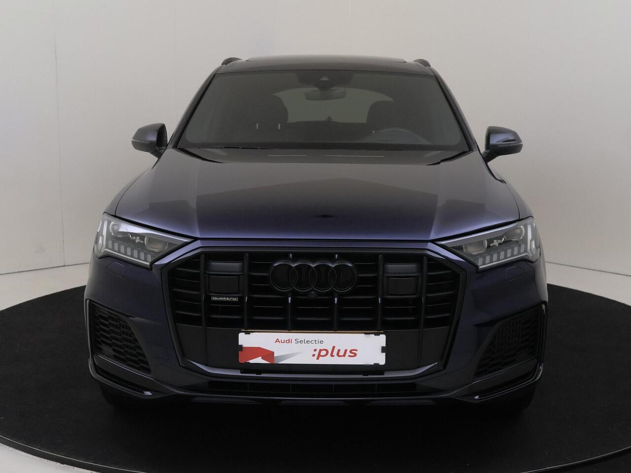 Audi Q7 55 TFSI e quattro Pro Line S | Luchtvering | Panoramadak | Head-up display | Trekhaak | Dodehoek detectie | Bang & Olufsen | Keyless | Stoelverwarming voor- en achter |