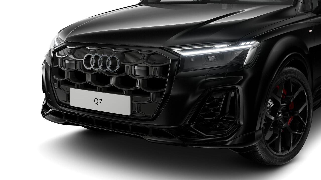 Audi Q7 55 TFSI e quattro Pro Line S 394pk Panoramadak | Omgevingscamera's | ACC | B&O | Vierwielbesturing | Sportstoelen Plus | leder interieur ruitpatroon, | Trekhaak | Keyless |
