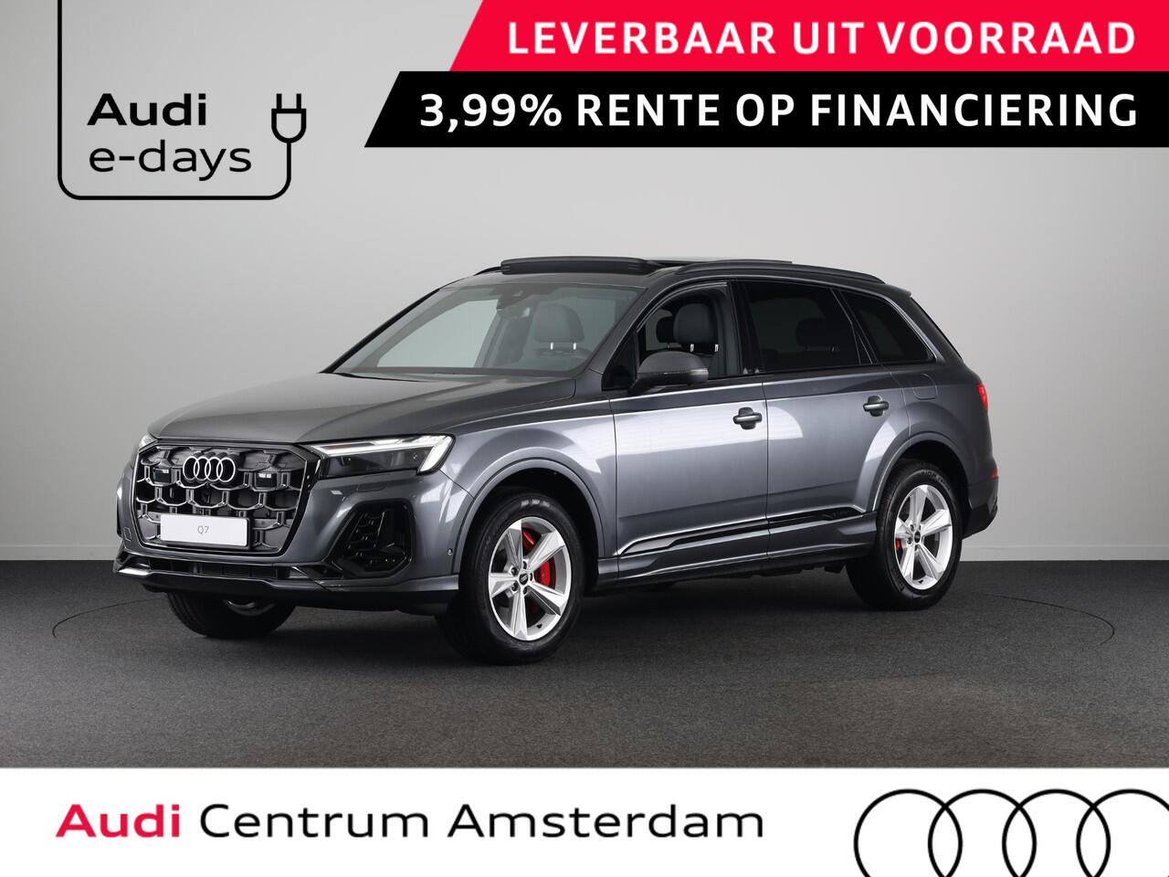 Audi Q7 55 TFSI e quattro Pro Line S 394pk Panoramadak, adaptive cruisecontrol, B&O soundsysteem, optiekpakket zwart Plus