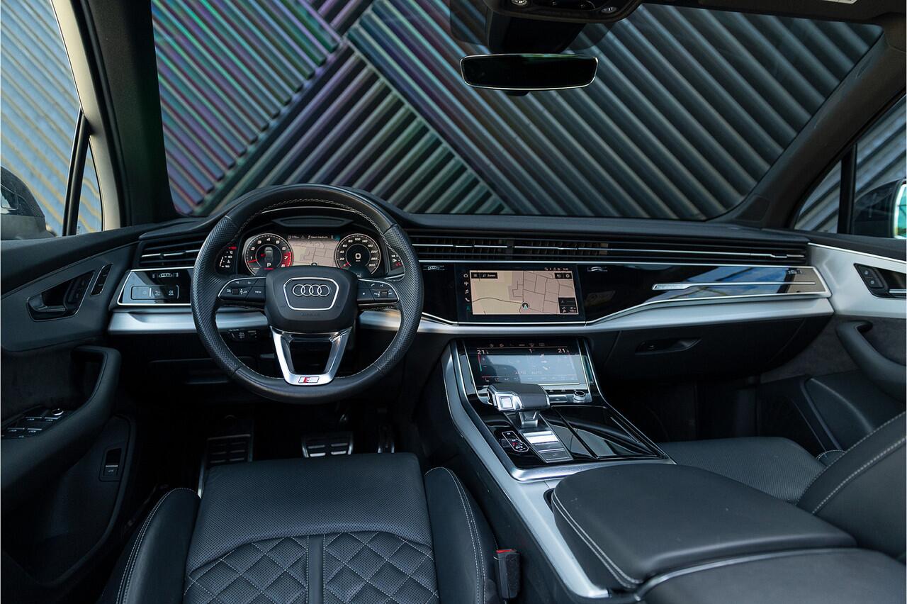 Audi Q7 55 TFSI S-line quattro 7p ACC Pano Matrix Massage Memory 360 B&O Headup Luchtv. Trekhaak