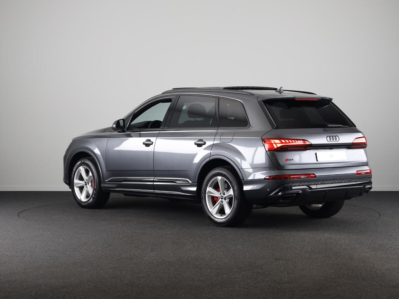 Audi Q7 55 TFSI e quattro Pro Line S 394pk Panoramadak, adaptive cruisecontrol, B&O soundsysteem, optiekpakket zwart Plus