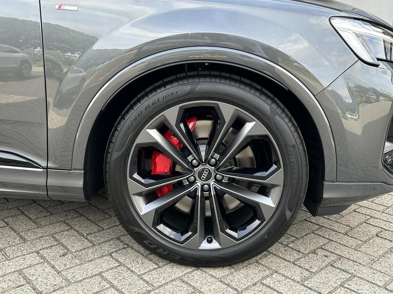 Audi Q7 Pro Line S (C2 PI2) 55 TFSI e 290 kW / 394 PK SUV | Trekhaak | Stoel-verkoeling | Stuurwiel verwarming | Panoramadak | Memory Seats | Sfeerverlichting |