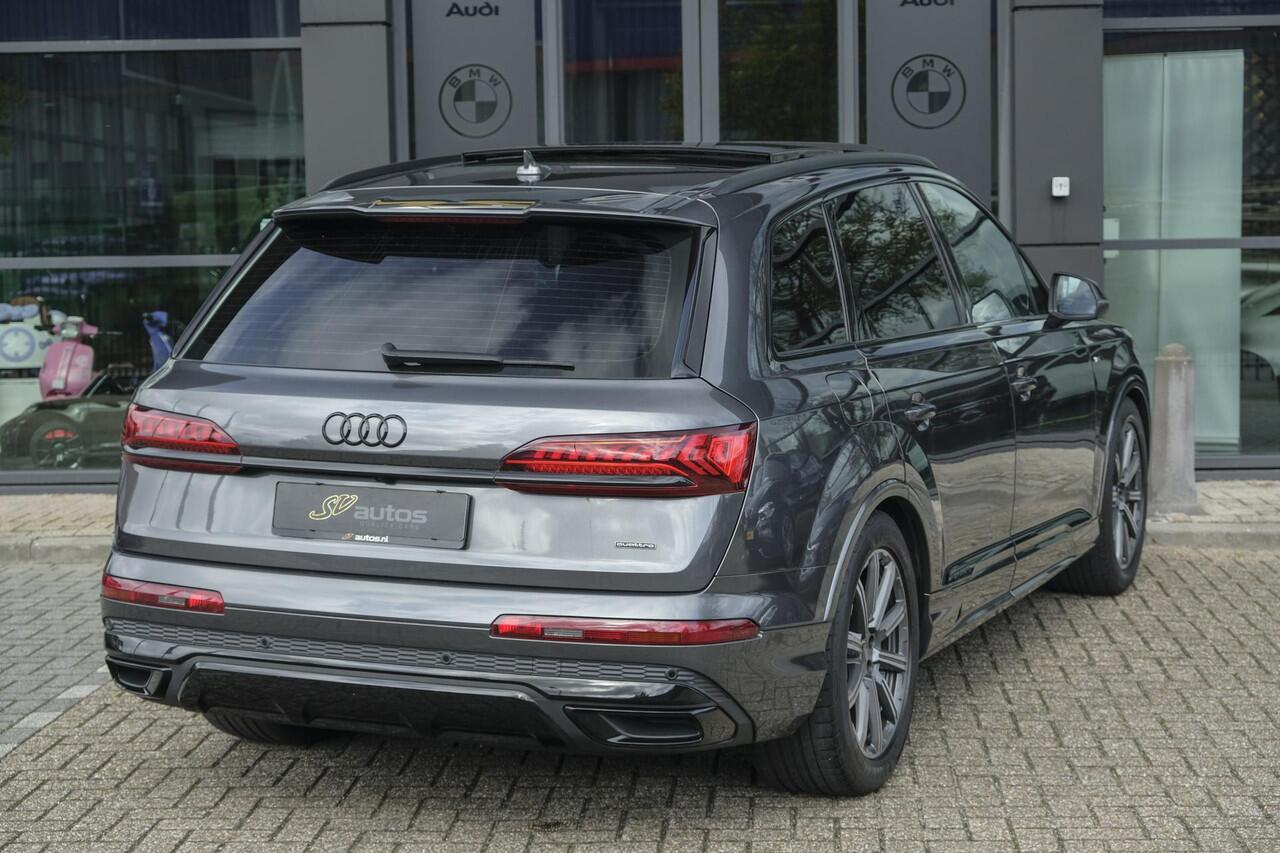 Audi Q7 60 TFSIe 455pk Competition Hybrid Panoramadak *BTW* Head-up Trekhaak elektrisch Leder Adaptive cruise DAB Carplay