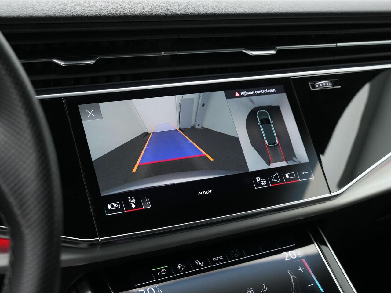 Audi Q7 55 TFSI e 381 pk quattro S-Line | Panoramadak | 360 Camera | Geheugenstoel | Leder/alcantara