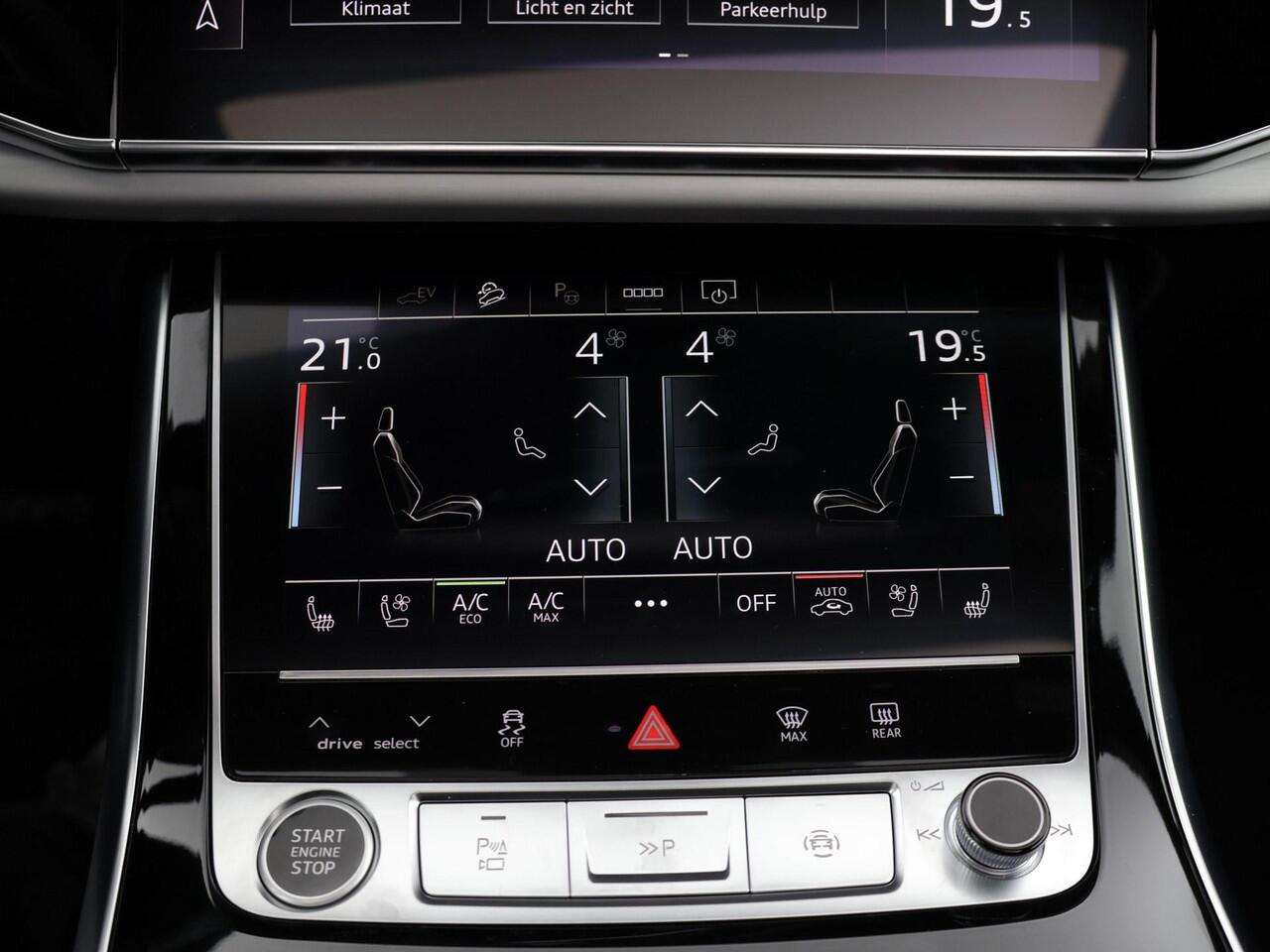 Audi Q7 55 TFSI e quattro Pro Line S 394 PK · Assistentie pakket plus, remote park · Glazen panoramadak · Vierwielbesturing · B&O Premium 3D