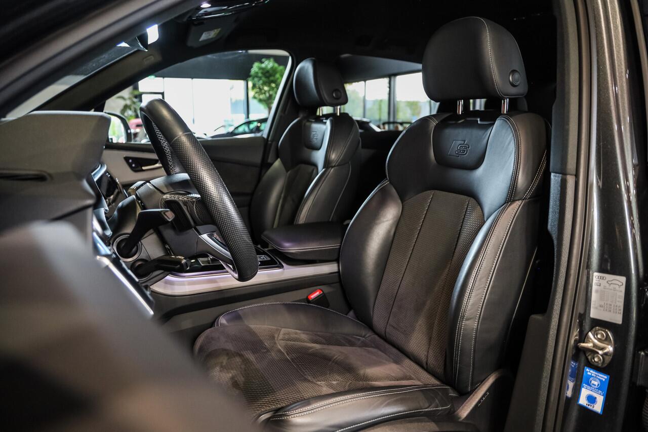 Audi Q7 55 TFSI e quattro Pro Line S-Line+ 29986km!!! Black Optic, Sportstoelen Leder met Memory, Virtual Cockpit, Sport Design, Adaptive Air Suspension, DSP Soundsystem, Camera, Ambiente/ Spiegel Pakket, LMV.