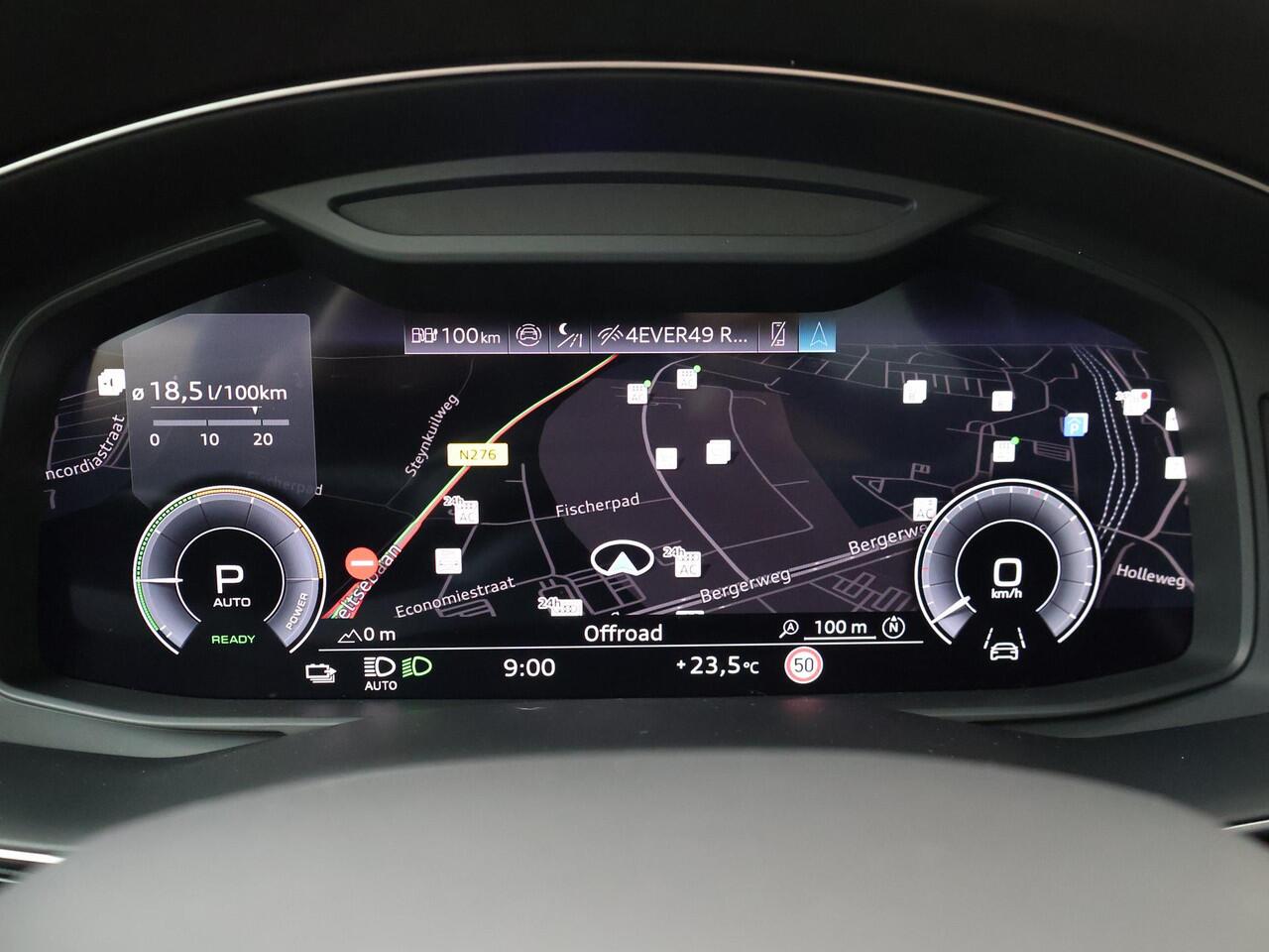 Audi Q7 60 TFSI e quattro Pro Line S Competition | 490 PK | SoH 97% | Panoramadak | Trekhaak | Nachtzicht-assistent | Vierwielbesturing | Matrix LED-koplampen | Head-up display |