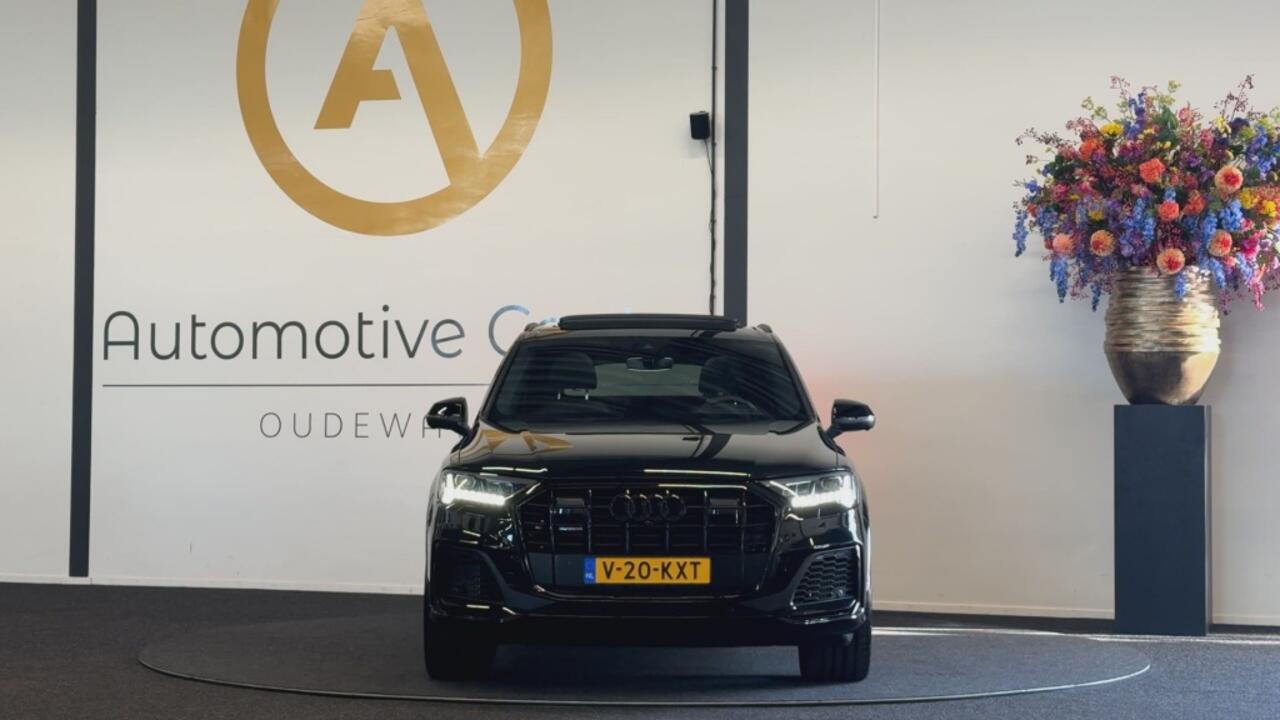 Audi Q7 55 TFSI quattro S line | GRIJS KENTEKEN | PANO | MATRIX | EL. TR
