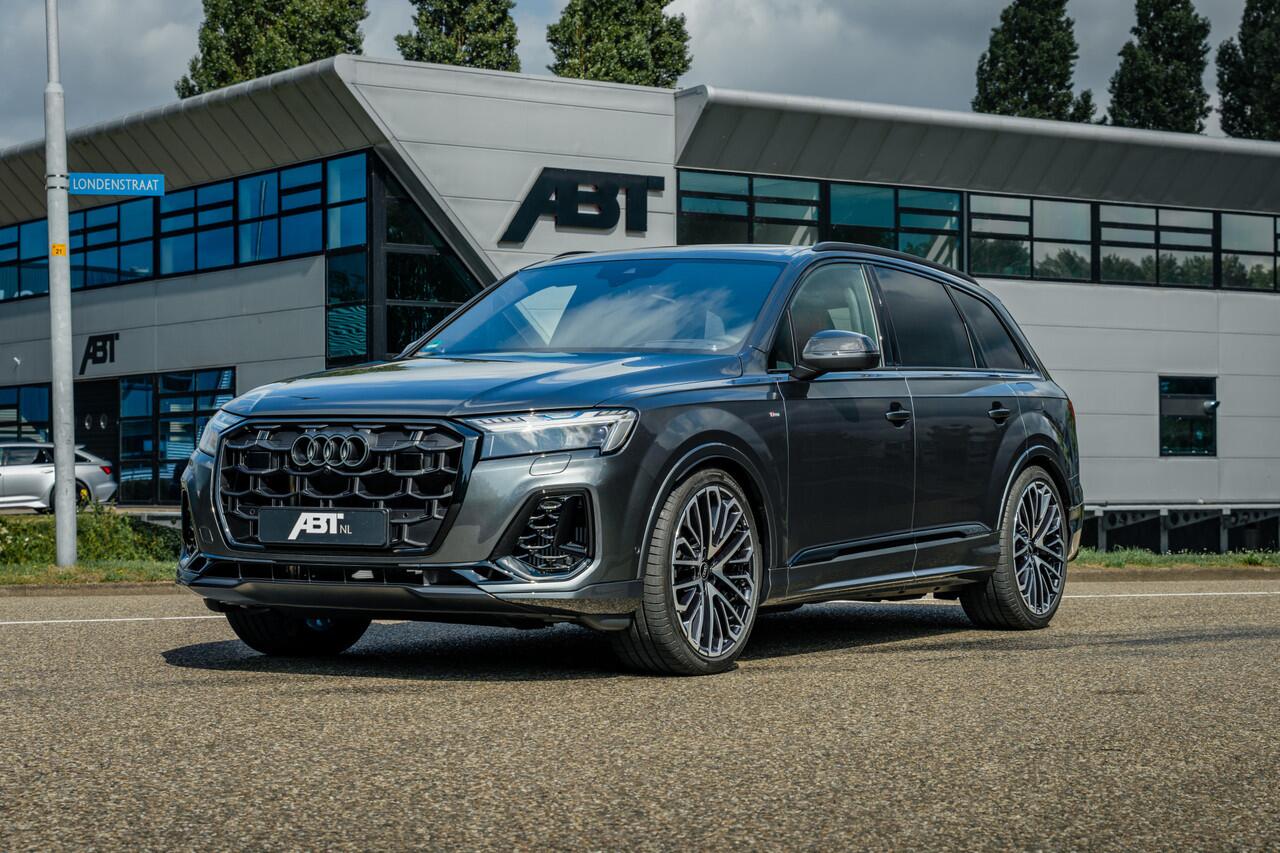 Audi Q7 60 TFSIe Competition | Audi exclusive interieur | B&O Advanced 3D | Panoramadak | Assistentiepakket Plus | Carbon spiegels | Vierwielsturing | Matrix Laser LED | Akoestisch glas | Uitgebreid leder pakket | Alcantara hemel