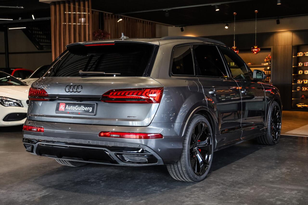 Audi Q7 55 TFSI e quattro Pro Line S-Line+ 29986km!!! Black Optic, Sportstoelen Leder met Memory, Virtual Cockpit, Sport Design, Adaptive Air Suspension, DSP Soundsystem, Camera, Ambiente/ Spiegel Pakket, LMV.