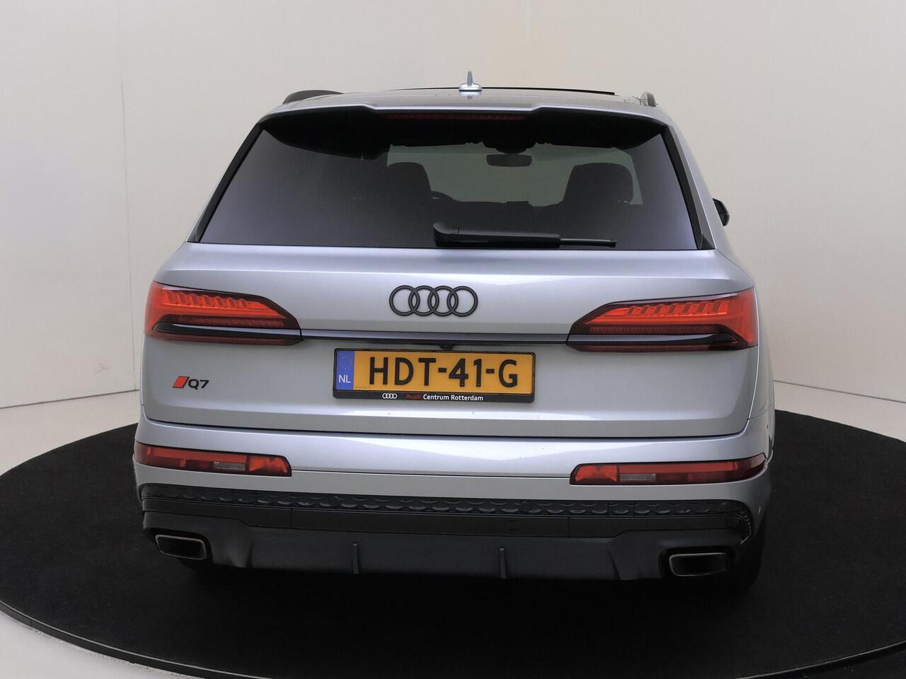 Audi Q7 55 TFSI e quattro Pro Line S | Panoramadak | B&O 3D sound | Supersport stoelen | Tour | 360 graden camera | Sfeerverlichting |