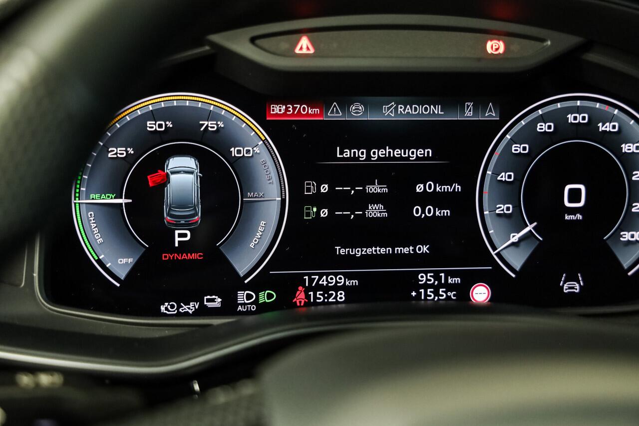 Audi Q7 55 TFSI e quattro S-Line Black, Sportst. Electr/ Memory, Adaptive Air, ACC, Head-Up, Bose Sound, Virtual Cockpit, Stand verw, Top View, Stuur verwarmd, Soft Close, Keyless, 4 Zone, Matrix, Tour/ Park/ Ambiente+/ City/ Spiegel Pakket, Trekhaak Electr, 21'