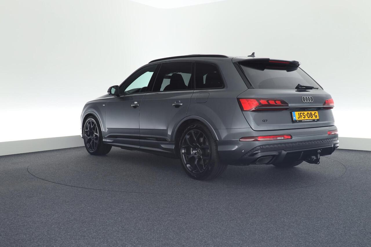 Audi Q7 55 TFSI e 394pk quattro Pro Line S Leder Trekhaak 360Camera Head-Up B&O Memory Panoramadak Keyless Virtual Cockpit Navigatie