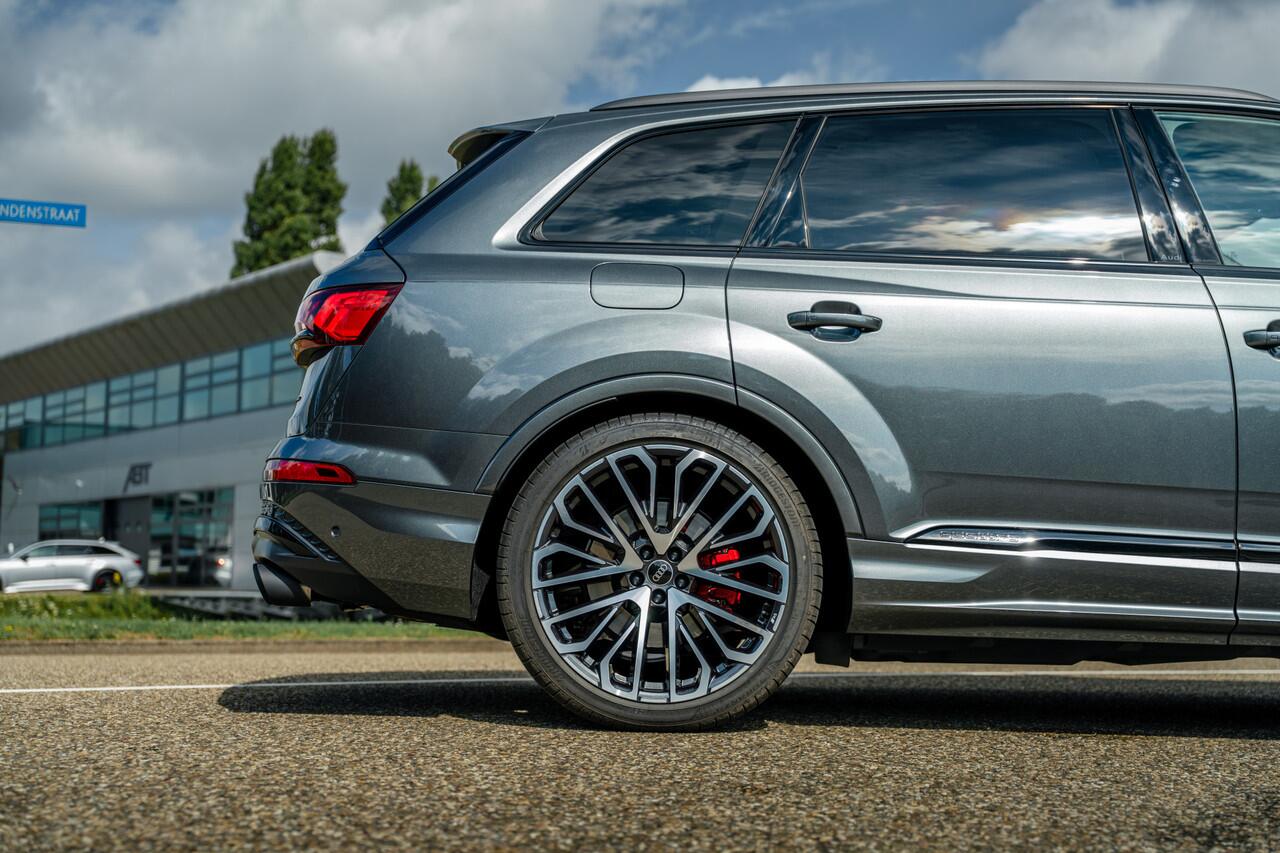 Audi Q7 60 TFSIe Competition | Audi exclusive interieur | B&O Advanced 3D | Panoramadak | Assistentiepakket Plus | Carbon spiegels | Vierwielsturing | Matrix Laser LED | Akoestisch glas | Uitgebreid leder pakket | Alcantara hemel