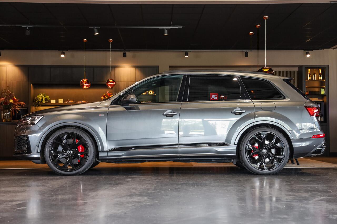 Audi Q7 55 TFSI e quattro Pro Line S-Line+ 29986km!!! Black Optic, Sportstoelen Leder met Memory, Virtual Cockpit, Sport Design, Adaptive Air Suspension, DSP Soundsystem, Camera, Ambiente/ Spiegel Pakket, LMV.