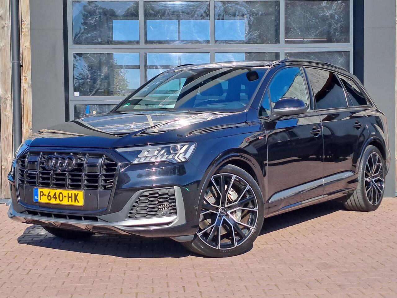 Audi Q7 55 TFSI e quattro Pro Line Plus S-line | Matrix LED | Luchtvering | Trekhaak | Leder | Keyless | HUD | Camera | ACC |
