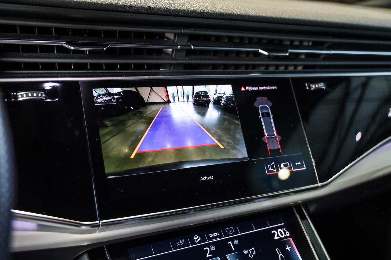 Audi Q7 55 TFSI e quattro Pro Line S-Line+ 29986km!!! Black Optic, Sportstoelen Leder met Memory, Virtual Cockpit, Sport Design, Adaptive Air Suspension, DSP Soundsystem, Camera, Ambiente/ Spiegel Pakket, LMV.