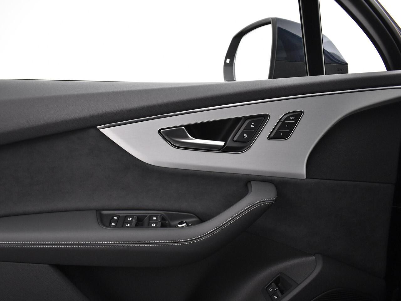 Audi Q7 55 TFSI e quattro Pro Line S 394 PK · B&O Premium 3D · Elek. wegklapb. trekhaak · Glazen panoramadak · Assist. pakket Tour