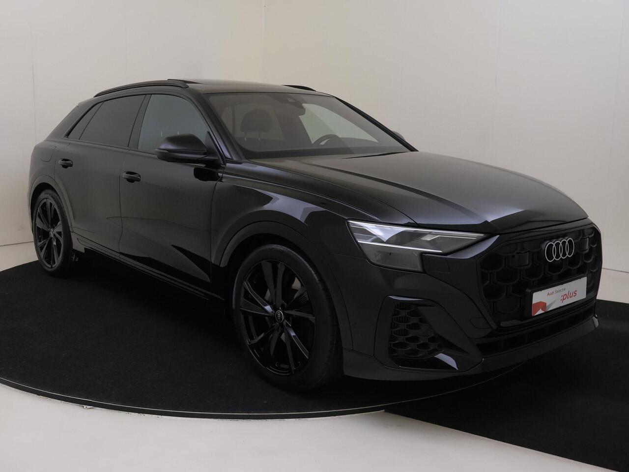 Audi Q8 55 TFSI e quattro Pro Line S | Panoramadak | Vierwielbesturing| Trekhaak | Luchtvering | | SoH 100% | Bang & Olufsen | Head-up display | 360 camera | Parkeerasisstent |