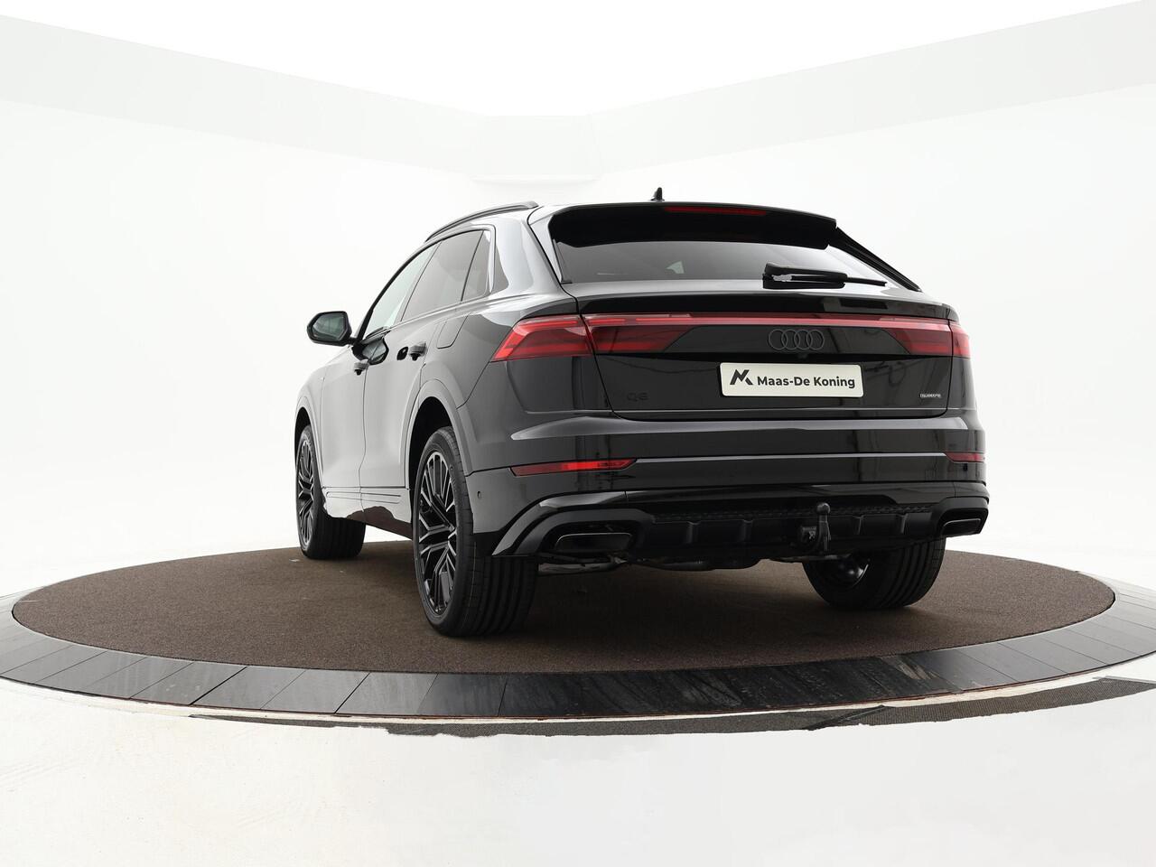 Audi Q8 55 TFSI e quattro Pro Line S 394 PK · B&O Premium 3D · Vierwielbesturing · Assist parking plus, remote · Trekhaak elek. wegklapbaar