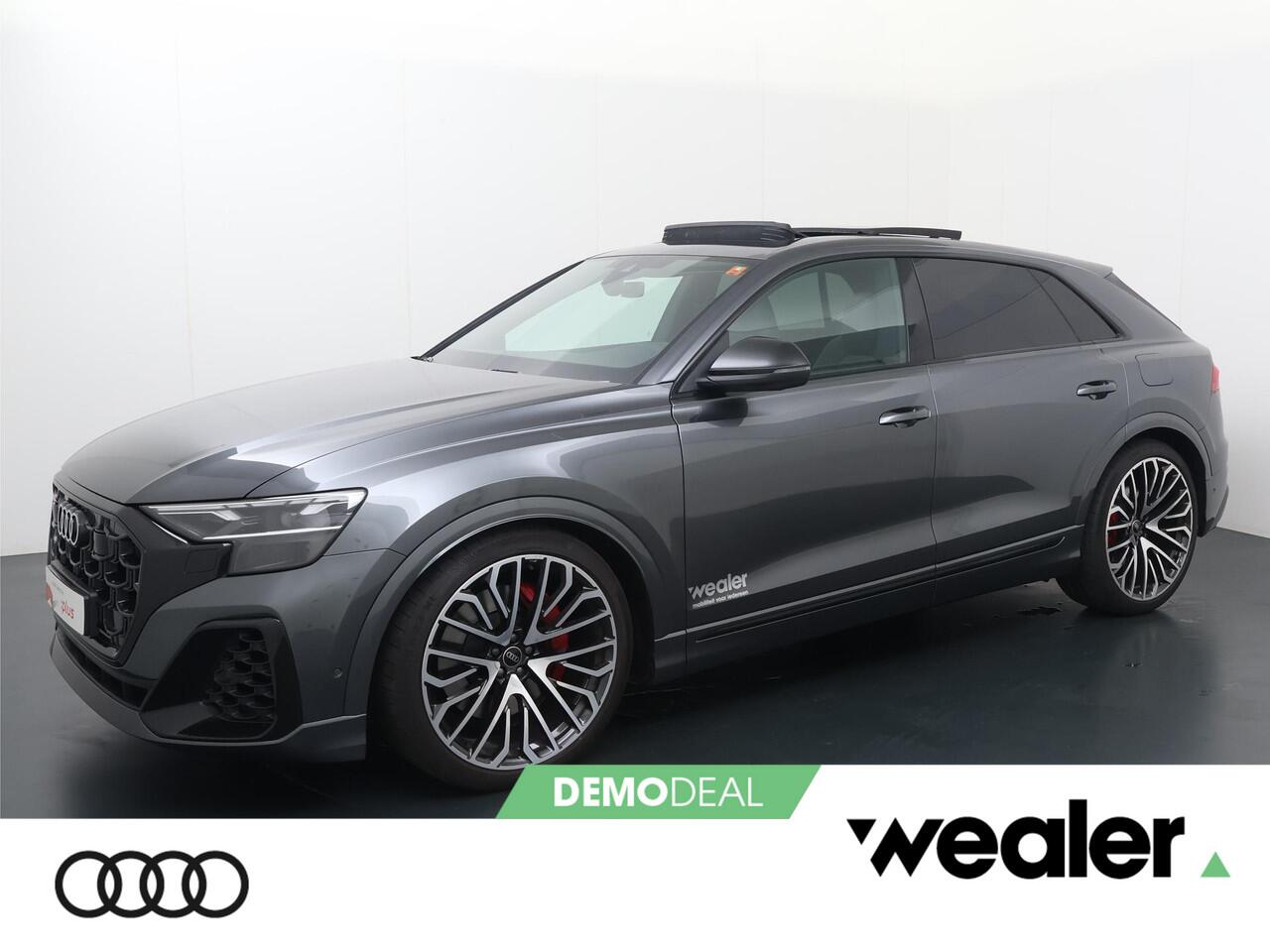 Audi Q8 Pro Line S 55 TFSI e quattro tiptronic | Bang & Olufsen premium | Ledinstaplicht logoprojectie | Interieurpakket Leder | Velgen multispaaks 23 Inch | Achterbank plus | Glazen panoramadak | Verwarmd Stuurwiel | Trekhaak en aanhangerassistent | Sportstoelen