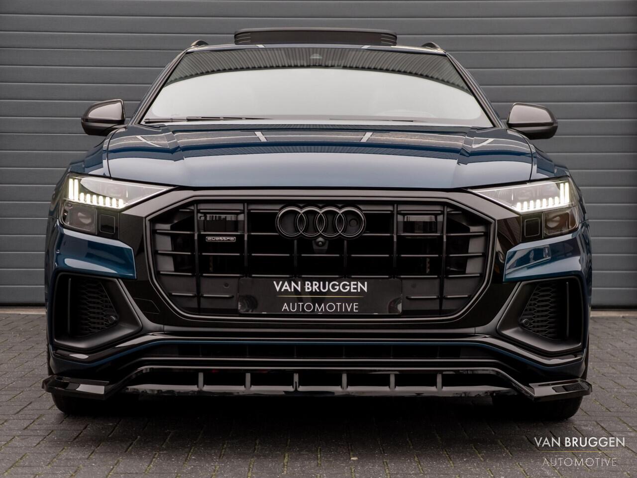 Audi Q8 60 TFSI E Quattro S-Line Pano RS-Stoelen Softclose 23" Galaxy Blue