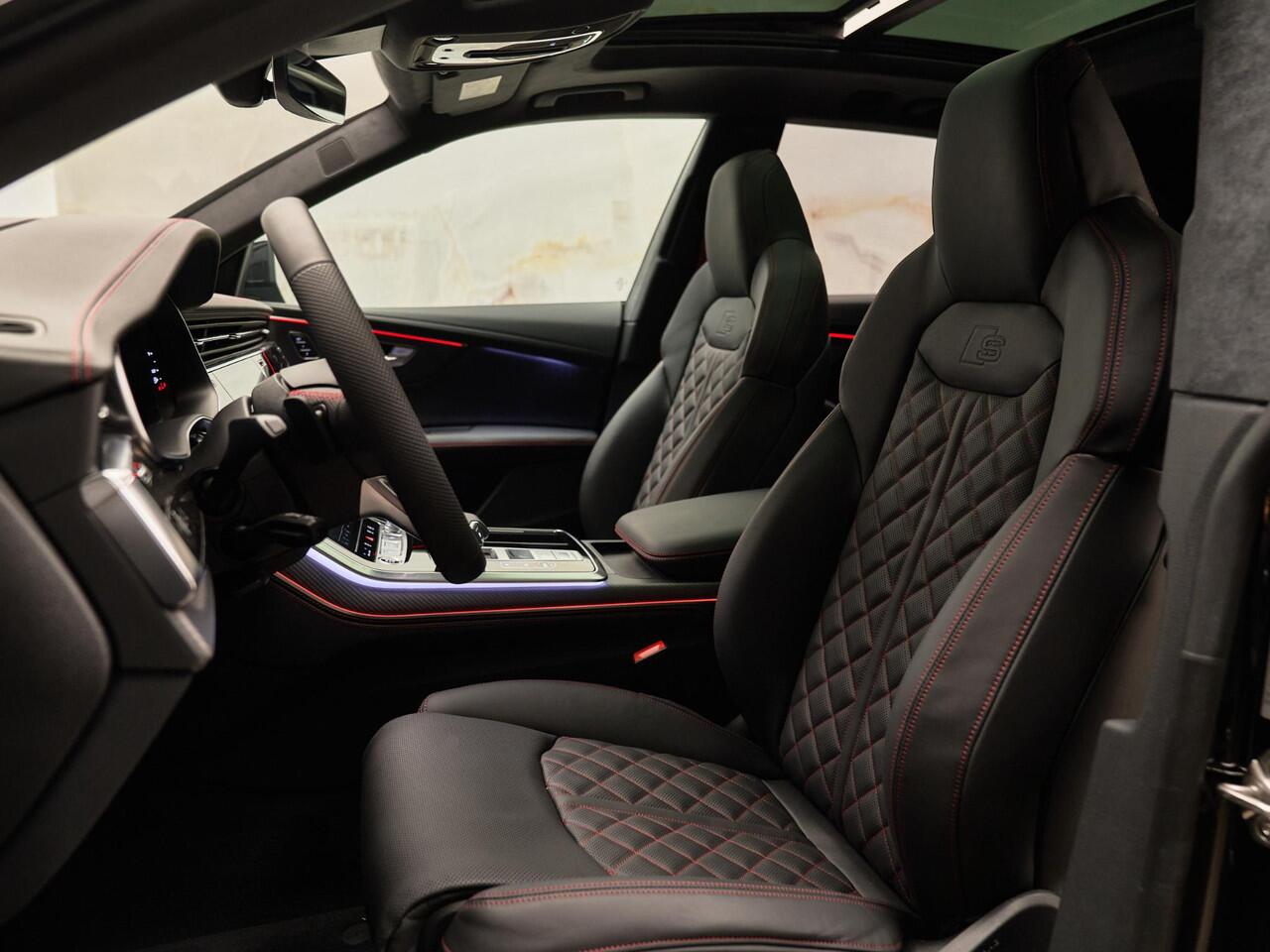 Audi Q8 60 TFSI e Quattro Pro Line S Competition, pano, 4W-best, B&O, OLED, S sportstoelen, Laserlicht, tr.haak, 23", NP163k