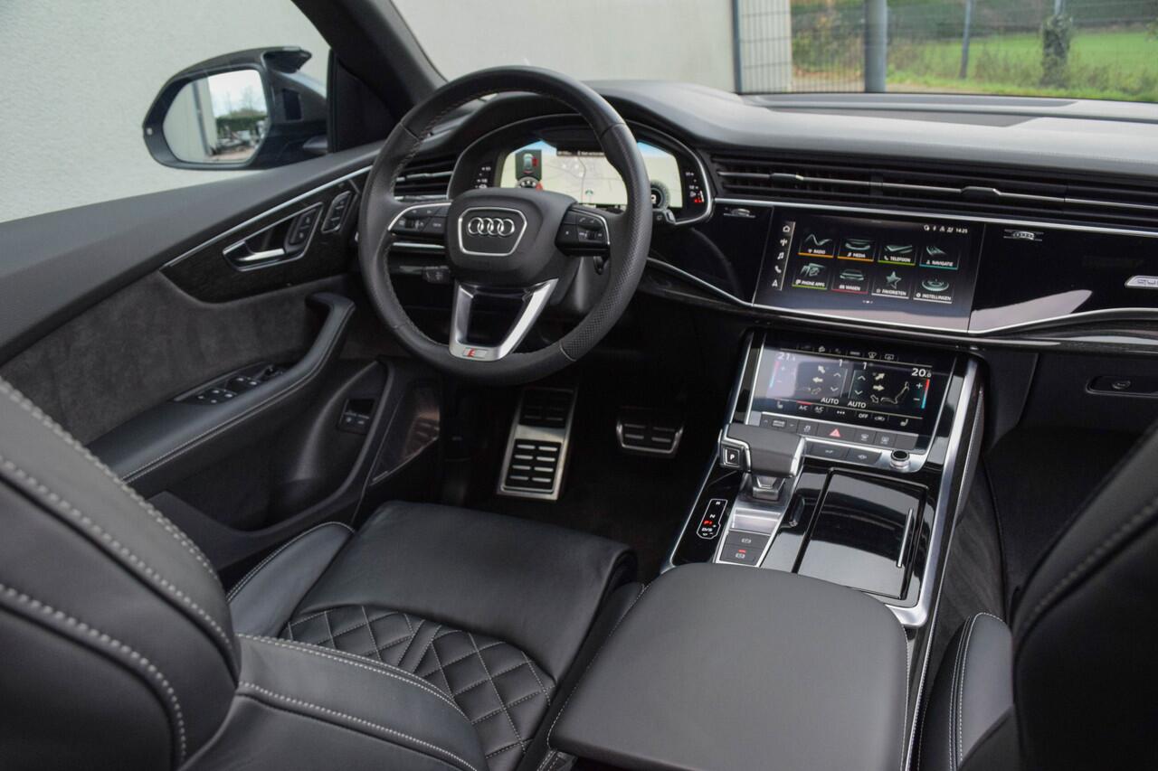 Audi Q8 55 TFSI e Quattro / B&O advanced/ ABT/ 23 inch/ Panoramadak/ Trekhaak/ 280kW (381PK)