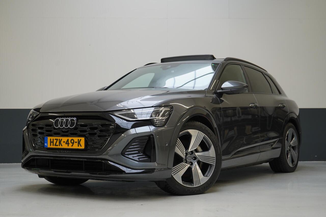 Audi Q8 e-tron 55 quattro 408pk S Edition 115 kWh | Head-Up | BTW | Panoramadak | Leder | Keyless | Trekhaak afn. | B&O