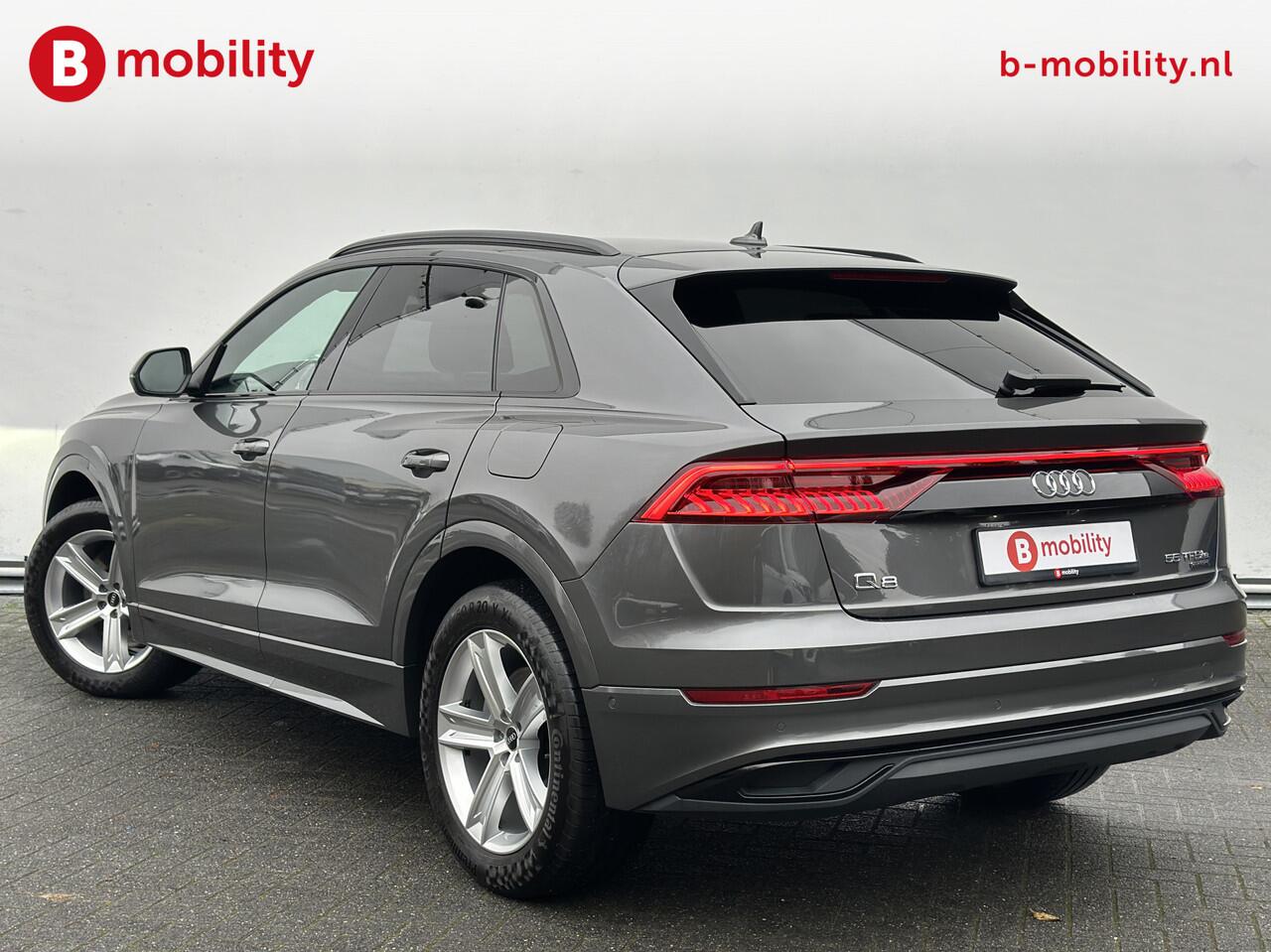 Audi Q8 55 TFSI e Hybride Quattro Pro Line Plus Trekhaak 3.500kg Head Up Display | Adaptive Cruise Control | Bang& Olufsen | Stoelverwarming/Ventilatie | 360 Camera