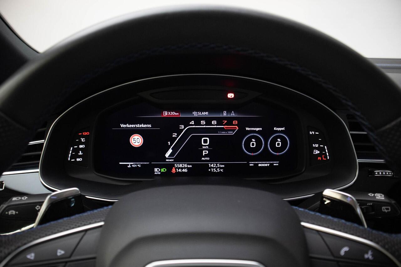 Audi Q8 4.0 TFSI RS Q8 quattro | B&O Advanced | Audi exclusive Leder | City | Tour | Parking | Panorama | Trekhaak | 23 Inch | Matrix |