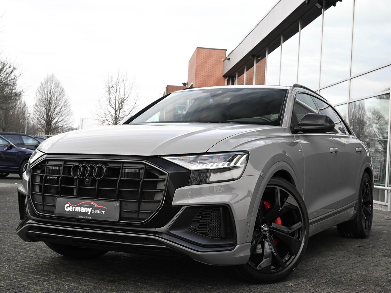 Audi Q8 55TFSI 340PK Quattro Nardo! 4W-best. RS-Zetels Carbon Softclose B&O Lucht Tr-Haak VOL!