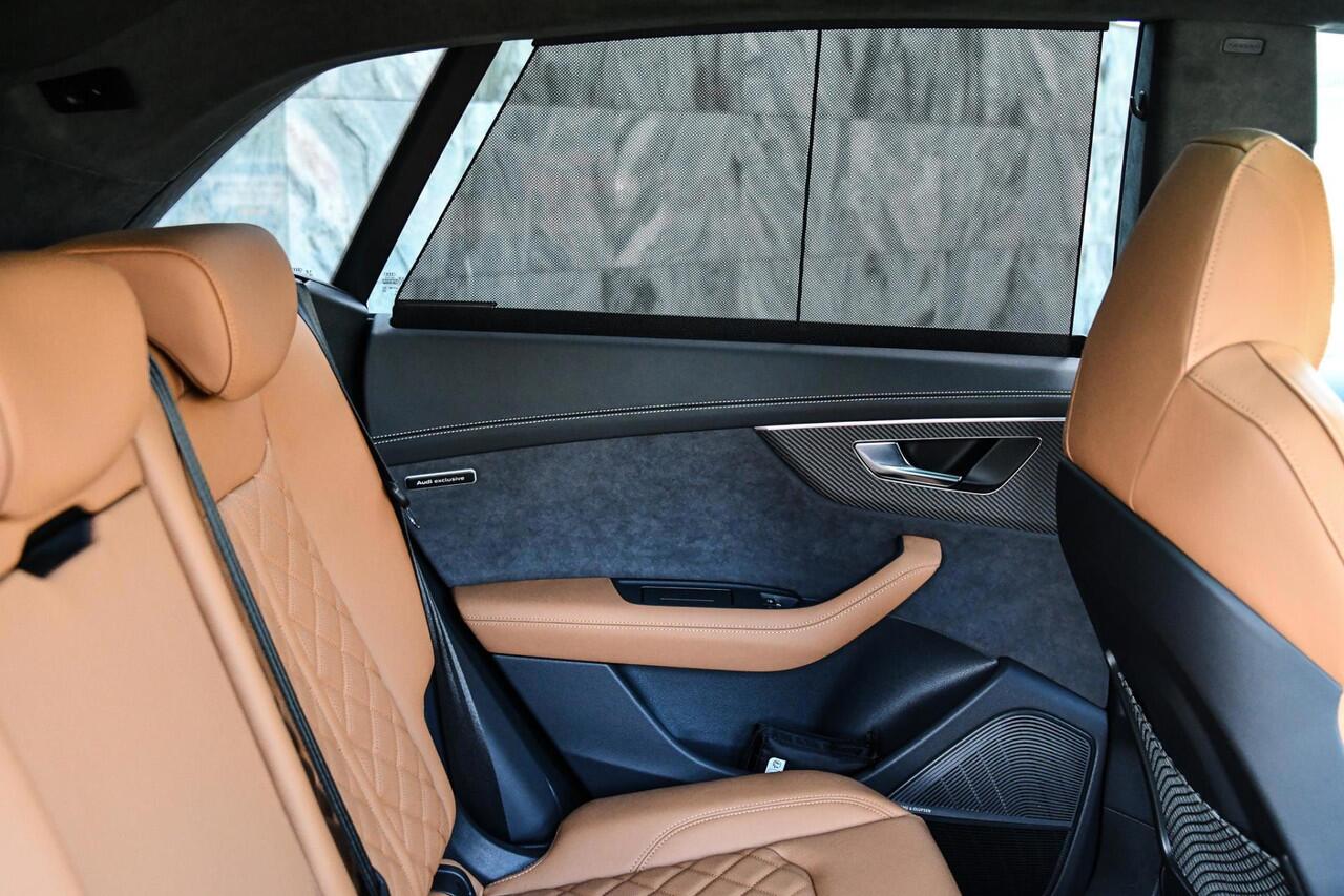 Audi Q8 60 TFSI e Quattro Audi Exclusive Cognac |B&O3D|HUD Audi Exclusive Cognac|B&O Advanced|4W-sturing|Massage|Trekhaak|Carbon|