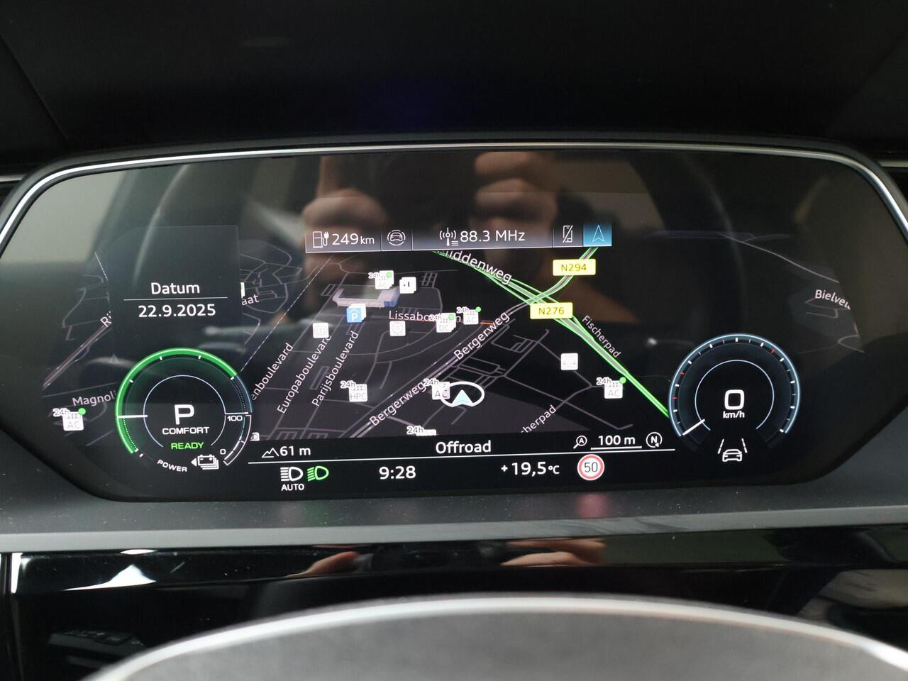 Audi Q8 Sportback e-tron 55 quattro Advanced Edition 115 kWh | 300 PK | Gratis onderhoud t/m 15 jan. 2031 | SoH 92% | Panoramadak | Matrix LED koplampen | B&O Premium sound | 21" LM velgen |