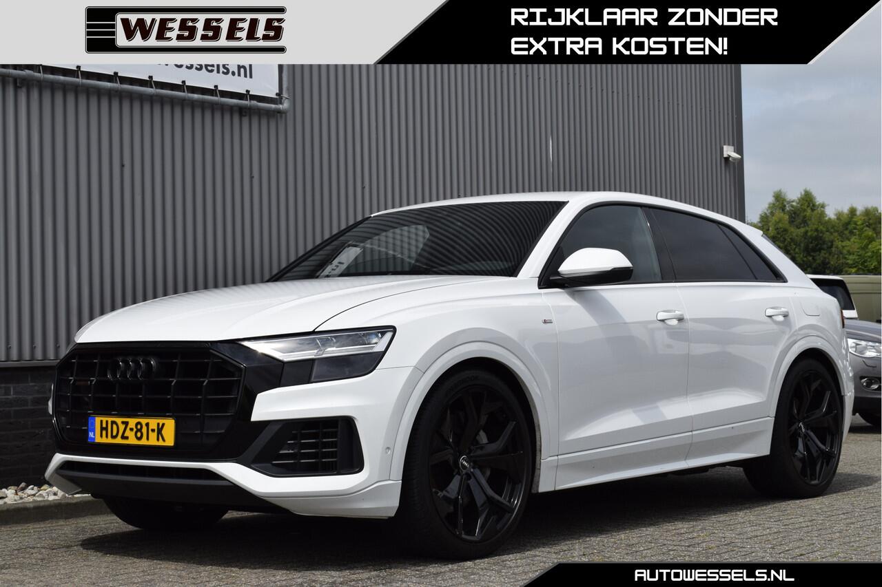 Audi Q8 55 TFSI e quattro S-line Virtual cockpit, Cruise, Stoelverwarming, Camera, Trekhaak, Luchtvering