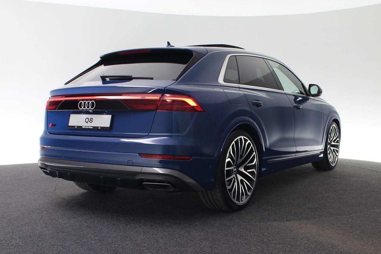 Audi Q8 Pro Line S 55 TFSI e 290 kW / 394 PK SUV 8 versn. | e-premie ¤ 6.000,- | Bang & Olufsen Premium | 23 inch | Panoramadak | Trekhaak | Tour pakket | Luchtvering | Leder