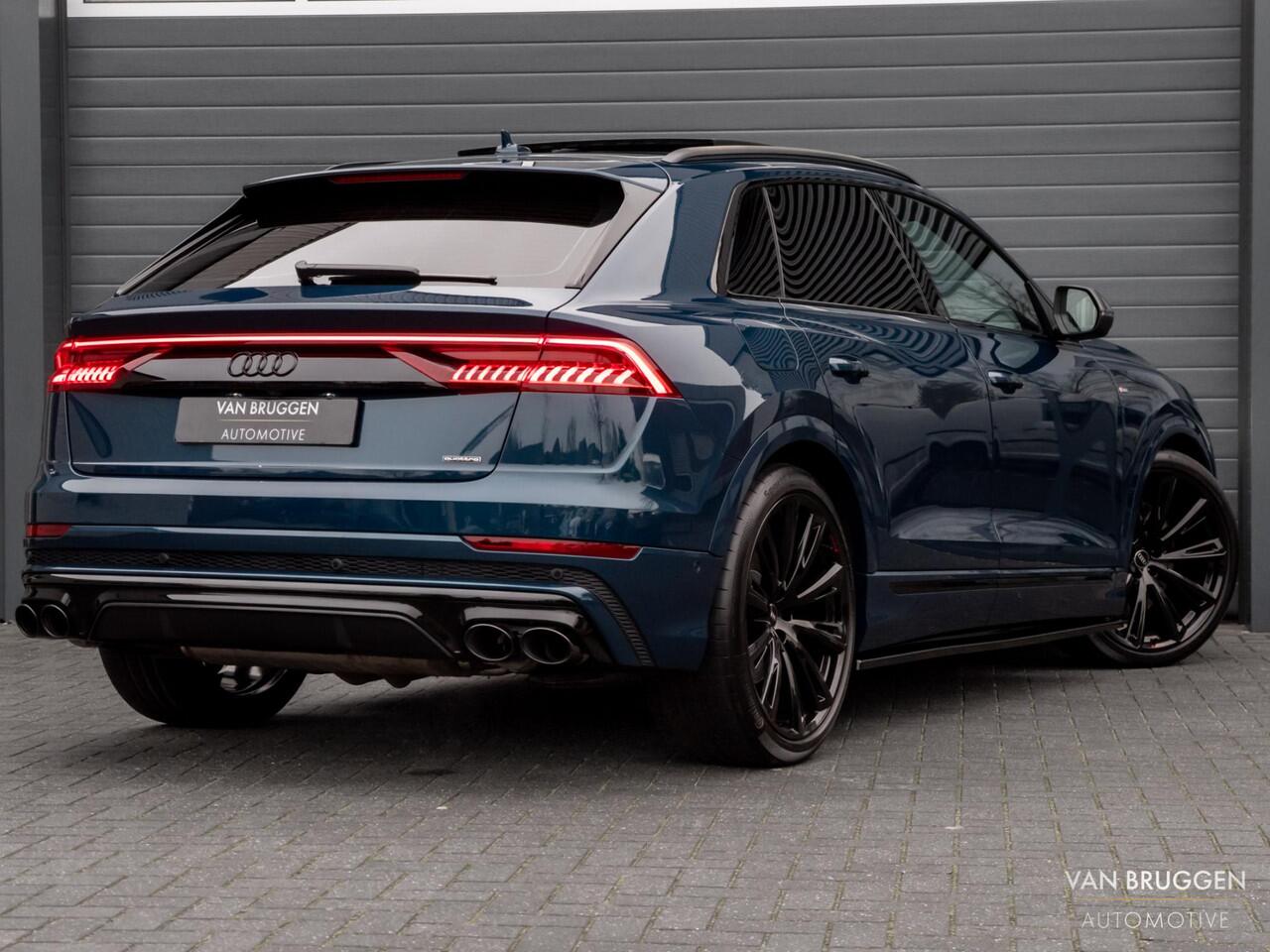 Audi Q8 60 TFSI E Quattro S-Line Pano RS-Stoelen Softclose 23" Galaxy Blue
