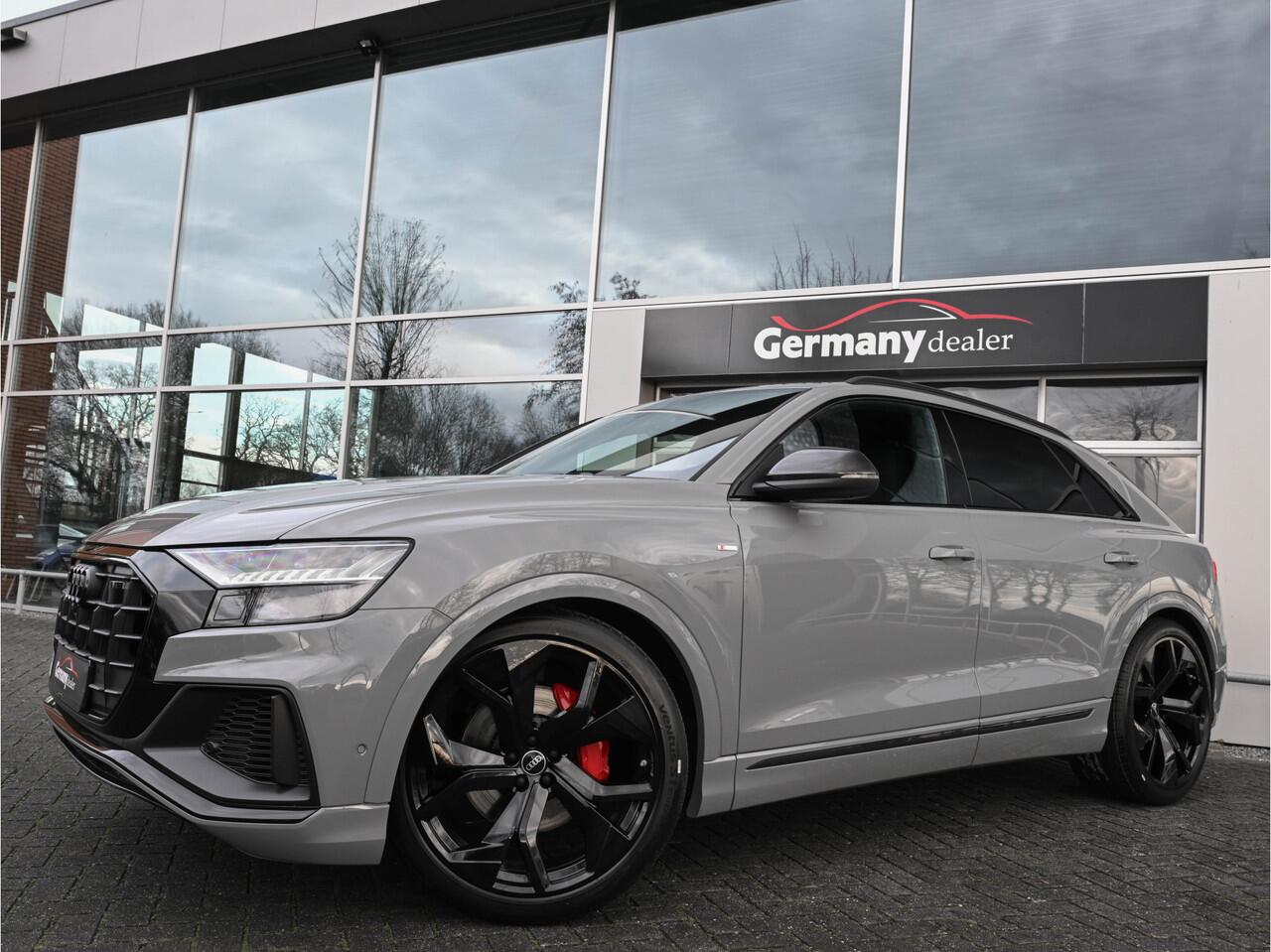 Audi Q8 55TFSI 340PK Quattro Nardo! 4W-best. RS-Zetels Carbon Softclose B&O Lucht Tr-Haak VOL!