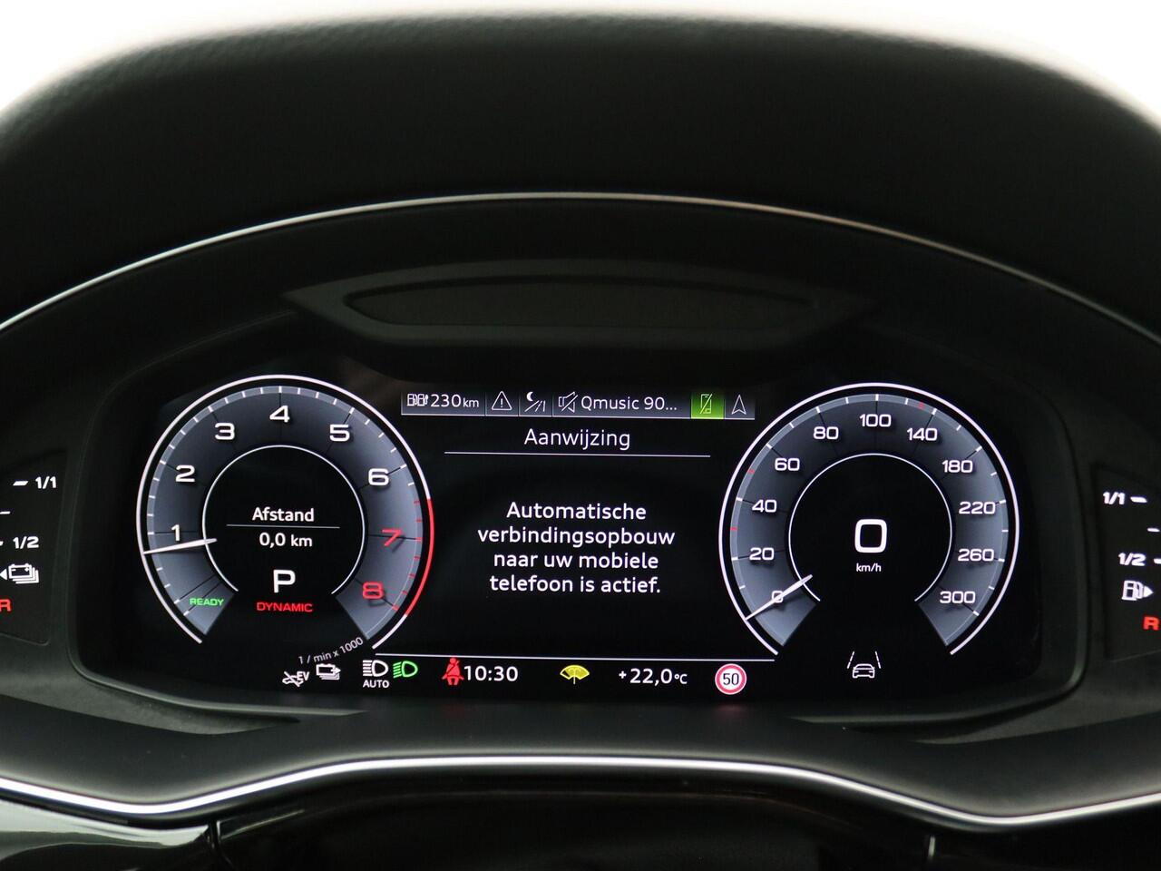 Audi Q8 55 TFSI e quattro Pro Line S 380PK S-Tronic S-Line, Servosluiting, Nachtzichtcamera, Memorystoel, Keyless, Elektr. Achterklep, Achteruitrijcamera, PDC voor en achter, Navi, Stoel-Stuurverwarming, Trekhaak, 21" LM Velgen