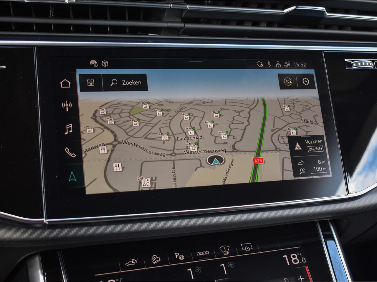 Audi Q8 60 TFSI e QUATTRO PRO LINE S COMPETITION | PANORAMADAK | 4 WIEL BESTURING | ALCANTARA HEMEL | AMBIANCE VERLICHTING | STOELMASSAGE | STOEL VENTILATIE EN -VERWARMING | HEAD-UP | 360 CAMERA | ELEKTR. TREKHAAK | SOFT CLOSE | LEDEREN DASHBOARD | GOODWOOD GRE