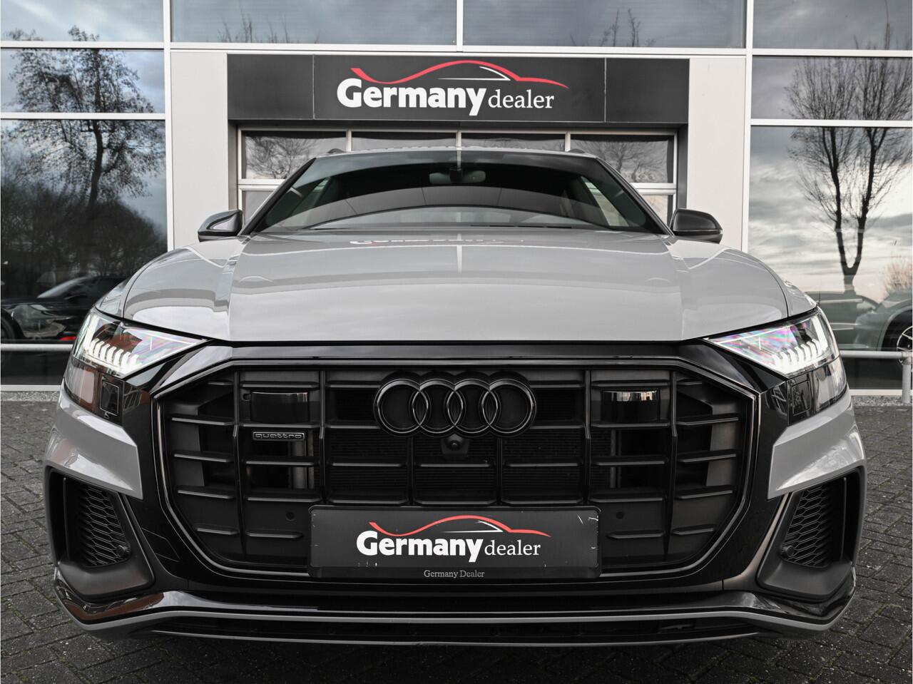 Audi Q8 55TFSI 340PK Quattro Nardo! 4W-best. RS-Zetels Carbon Softclose B&O Lucht Tr-Haak VOL!