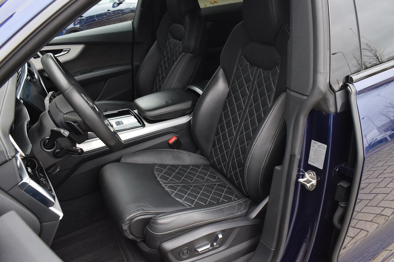 Audi Q8 50 TDI 286pk Quattro S-line | Leer | Pano | Luchtvering | Head-Up