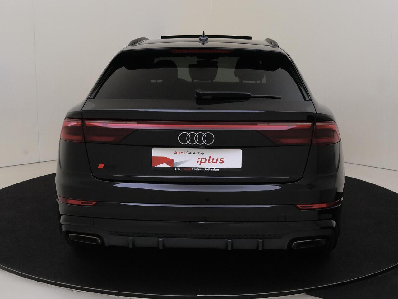Audi Q8 55 TFSI e quattro Pro Line S | Panoramadak | Vierwielbesturing| Trekhaak | Luchtvering | | SoH 100% | Bang & Olufsen | Head-up display | 360 camera | Parkeerasisstent |