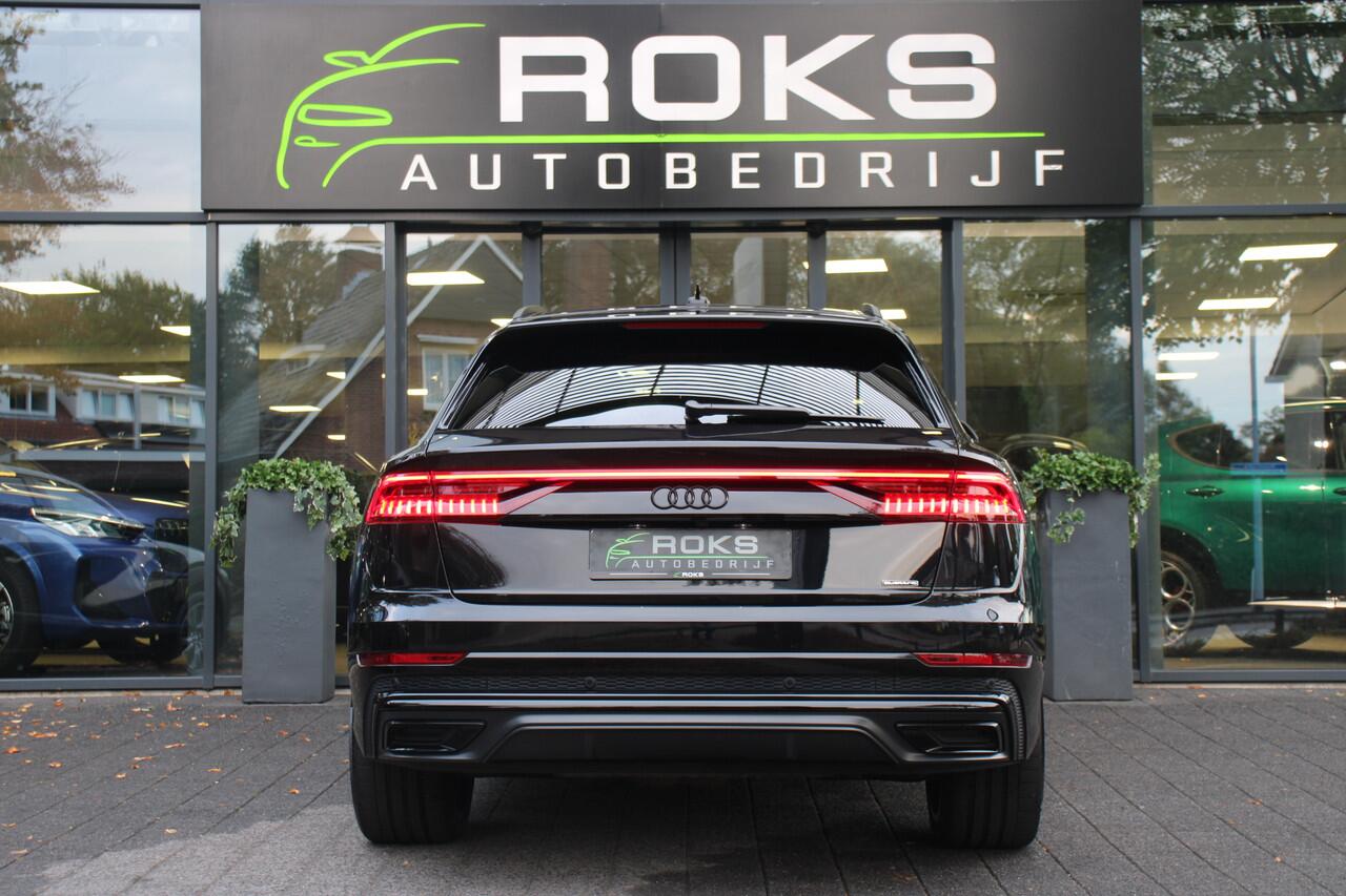 Audi Q8 55 TFSI e Quattro Pro Line S Black-Optic 360Camera/Headup/Keyless/SoftClose/B&O/Leder/Luchtvering/Panoramadak/23inch