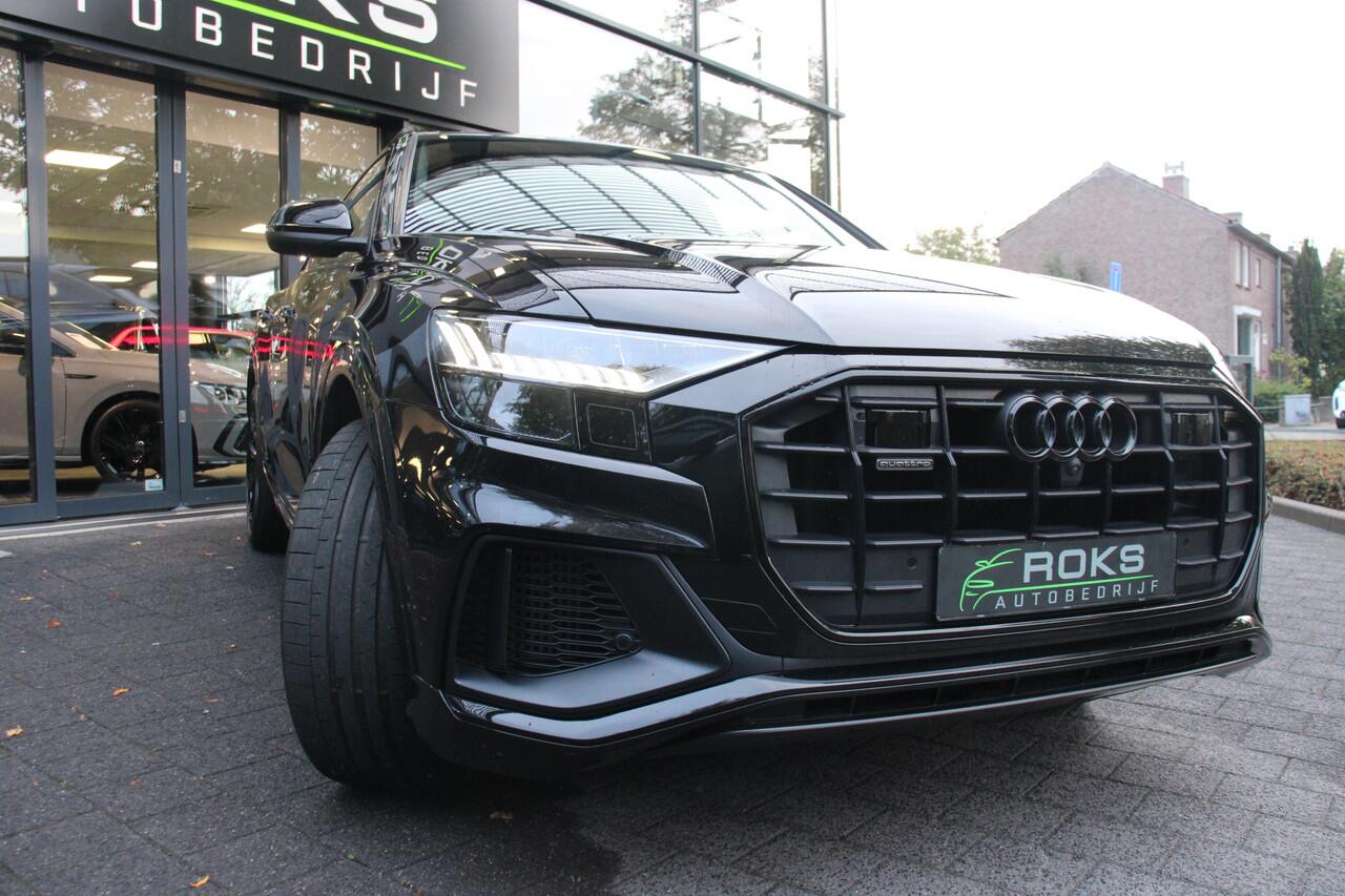 Audi Q8 55 TFSI e Quattro Pro Line S Black-Optic 360Camera/Headup/Keyless/SoftClose/B&O/Leder/Luchtvering/Panoramadak/23inch