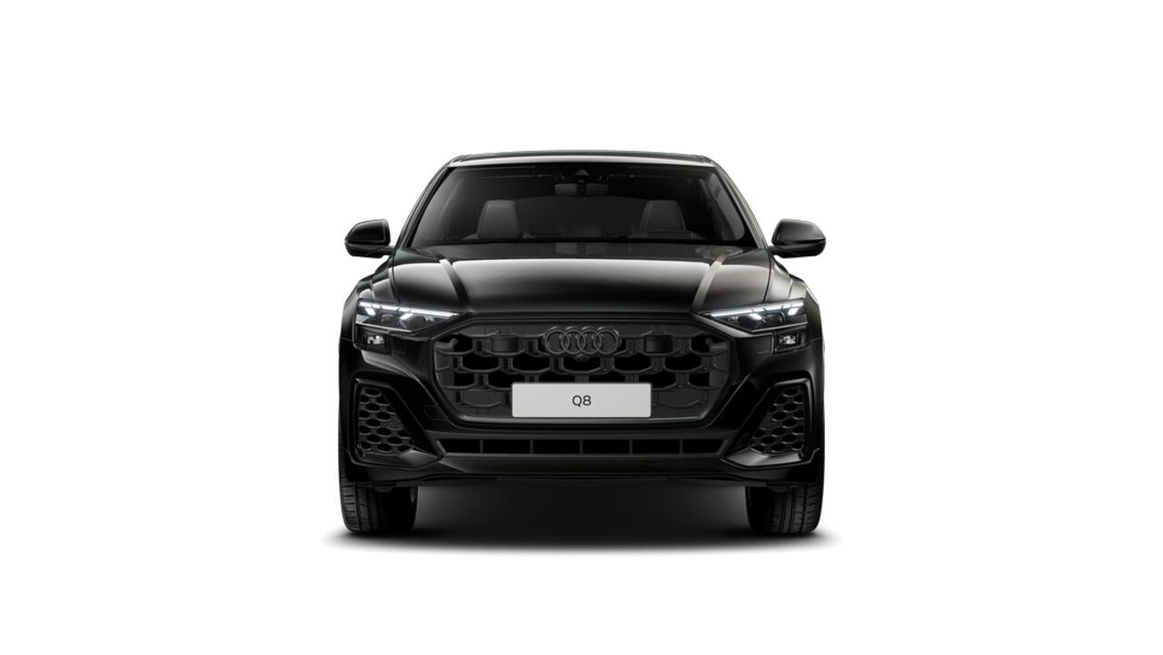 Audi Q8 55 TFSI e 394 Tiptronic Pro Line S Automaat | Vierwielbesturing | Privacy glas (donker getint) | Glazen panoramadak | Bang & Olufsen Premium 3D | Sportstoelen plus voorin | Optiekpakket zwart plus | Velgen Audi Sport, 10-spaak-trapezoïde, zwart, 10,0Jx23,