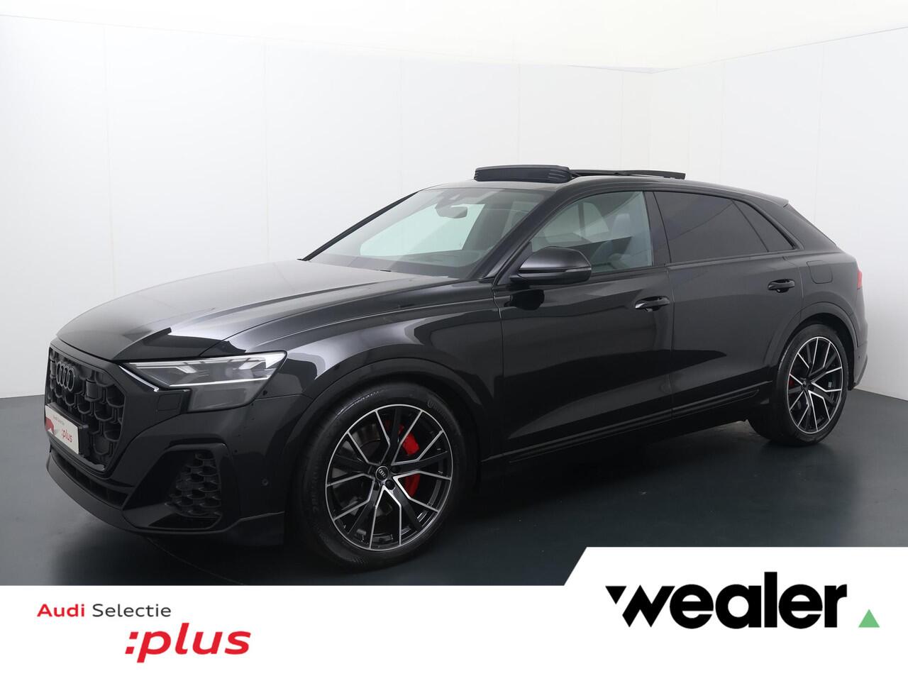 Audi Q8 60 TFSI e quattro Pro Line S Competition | 490 PK | SoH 100% | Trekhaak | Panoramadak | Head-Up display | Luxe lederen bekleding | 22" LM velgen | 360 graden camera |